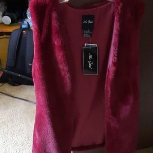 Faux fur vest